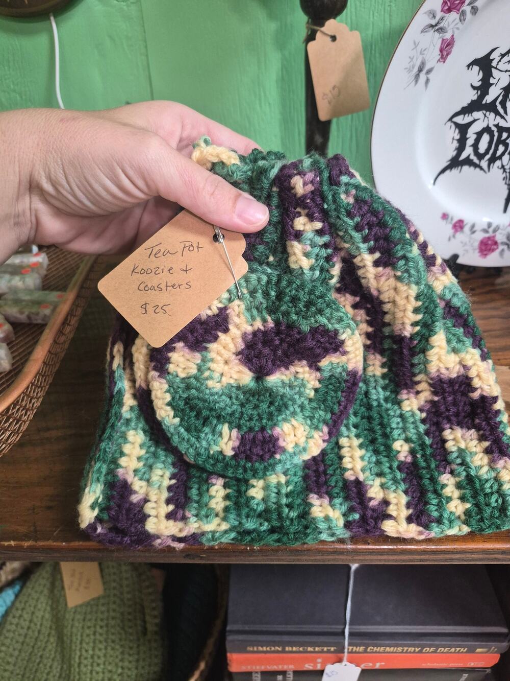 Tea Koozie & cooster set